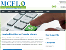 Tablet Screenshot of mdfinancialskills.org